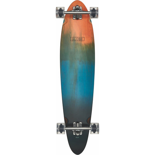 Globe Pinner Classic Skateboard 40" Pint Tail Orange Fae Dye Longboard Skateboard