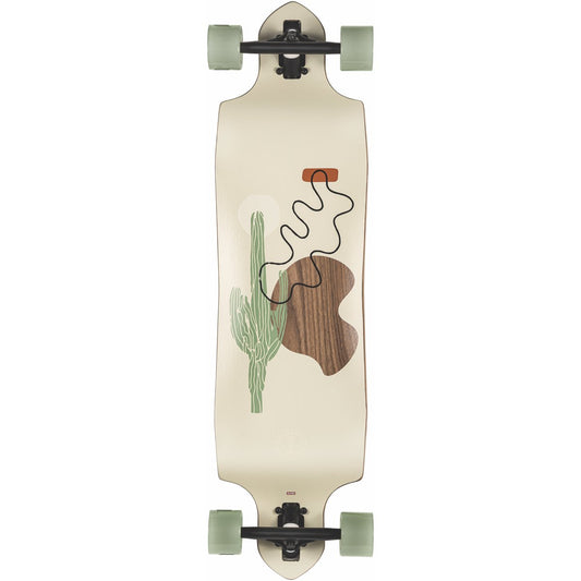 Globe Geminon Micro-Drop - Walnut/ Cacti Longboard Complete