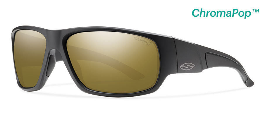 Smith Discord Matte Black ChromaPop Polarized Bronze Mirror Sunglasses DDRPBZMMB Sunglasses