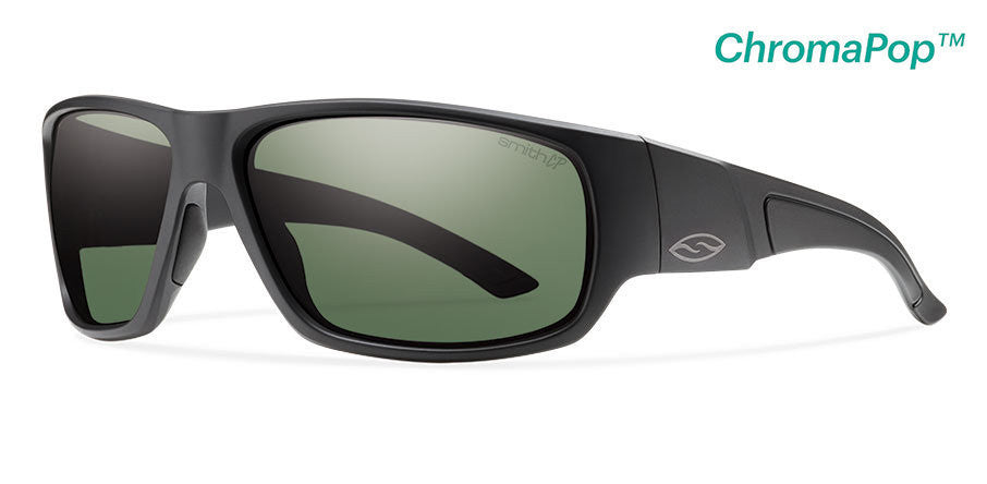 Smith Discord Matte Black ChromaPop Polarized Grey Sunglasses Sunglasses