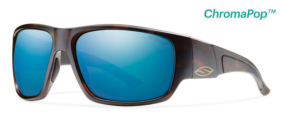 Smith Dragstrip Matte Tort ChromaPop Polarized Blue Mirror Lens Sunglasses DGRPUGMMT Sunglasses