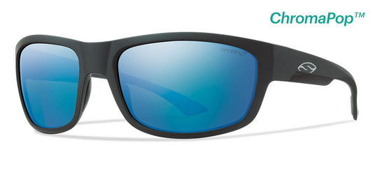 Smith Dover Matte Black ChromaPop Polarized Blue Mirror Sunglasses DRRPUGMMB Sunglasses