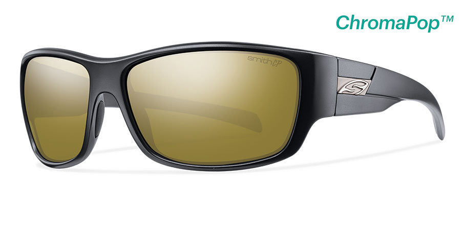Smith Frontman Matte Black ChromaPop Polarized Bronze Mirror Sunglasses Sunglasses