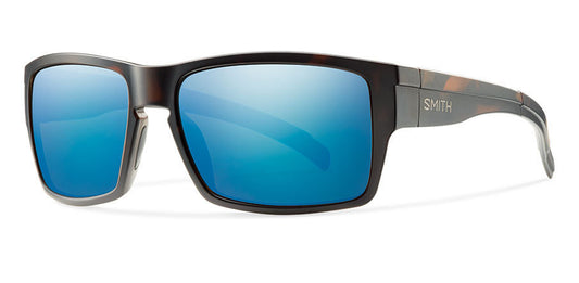 Smith Outlier XL Matte Tort Polarized Blue Irid Sunglasses OXPPUGMMT Sunglasses