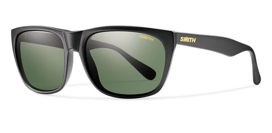 Smith Tioga Matte Black Polarized Gray Green Lens Sunglasses TOPPGNMB Sunglasses