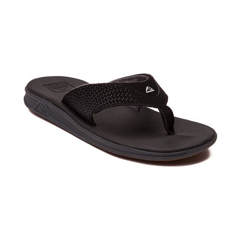 Reef Rover Men's Sandals Swellular Flip Flops - Black Mens Footwear