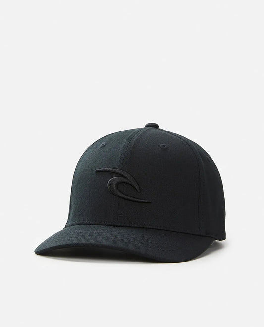 Rip Curl Tepan Flexfit hat - Black Hats