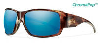 Smith Dockside Havana ChromaPop Polarized Blue Mirror Sunglasses DCRPUGMHV Sunglasses