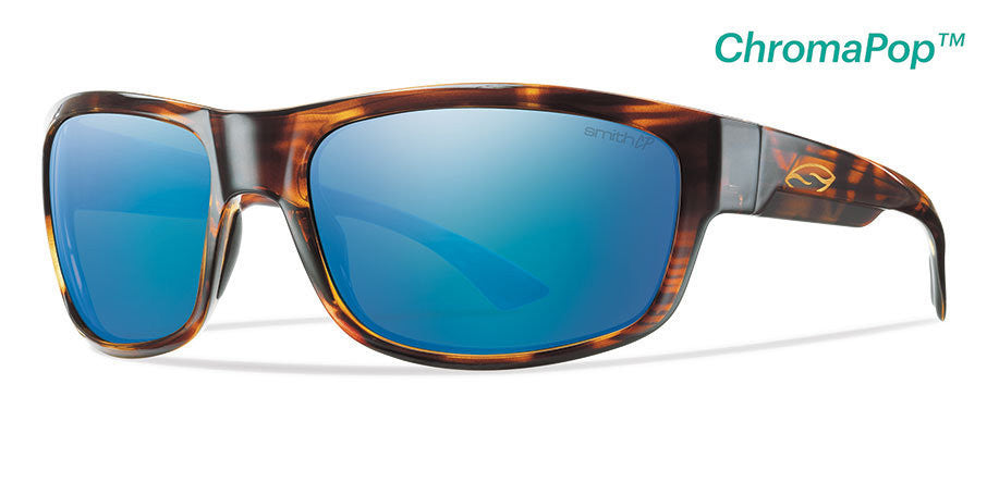 Smith Dover Havana ChromaPop Polarized Blue Mirror Lens Sunglasses DRRPUGMHV Sunglasses