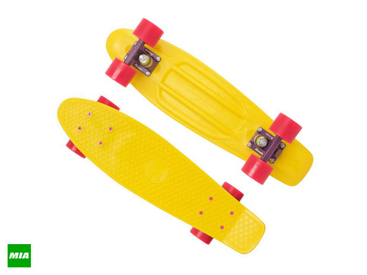 PENNY 22" Complete Yellow/ Purple/ Pink Skateboard 22YELLO Longboard Skateboard