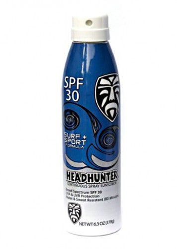 HSSSPY30MLG Headhunter Sunscreen Spray 30, 6oz Sunscreen