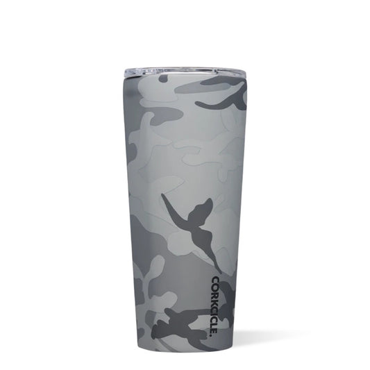 Corkcicle 24oz Grey Camo Tumbler Cup Drinkware