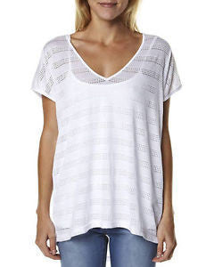 Rusty Wave Rider Womens Top White SCL0216WHT Womens Top