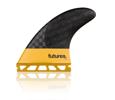 Futures Fins V2EA Blackstix 3.0 Thruster Orange Fins 4570403 Fins
