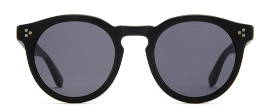 Otis High Noon Mineral Glass Sunglasses - Matte Black Grey Polarized Sunglasses