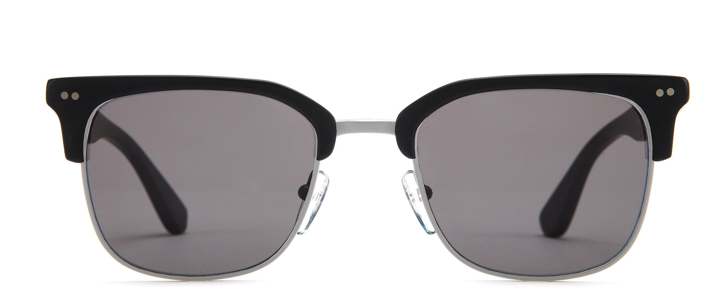 Otis 100 Club Sunglasses - Matte Black Grey Polarized Sunglasses