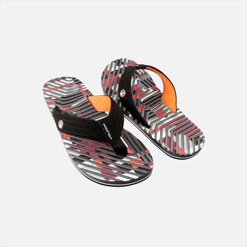 Volcom Fraction Men's Grey Orange Black Sandal V0811408GRC Mens Footwear
