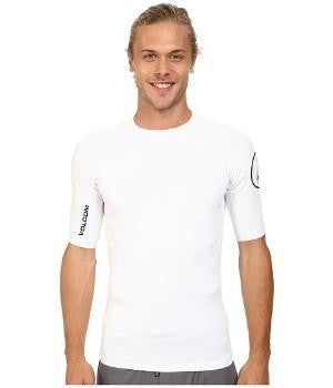 Volcom Solid SS White Rashguard Volcom Solid SS White Rashguard Rashguard