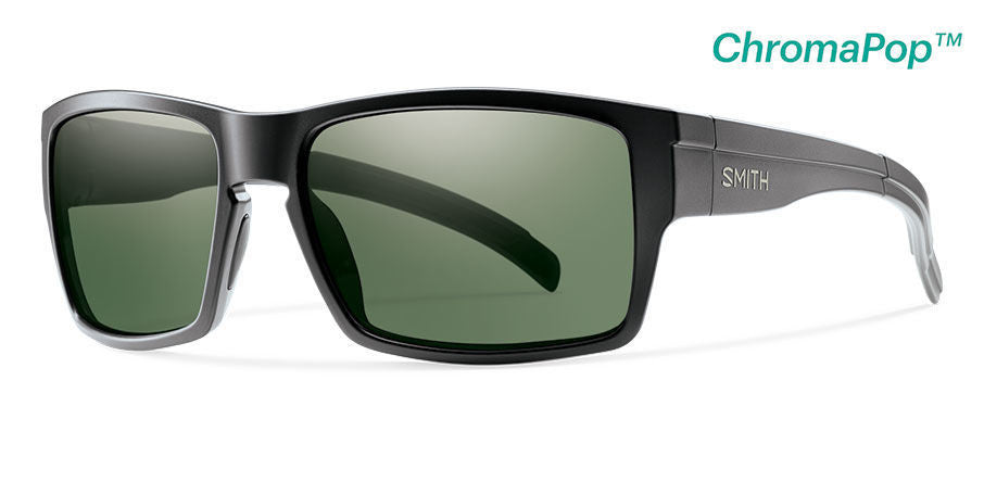 Smith Outlier XL Matte Black ChromaPop Polarized Sunglasses OXRPGNMB Sunglasses