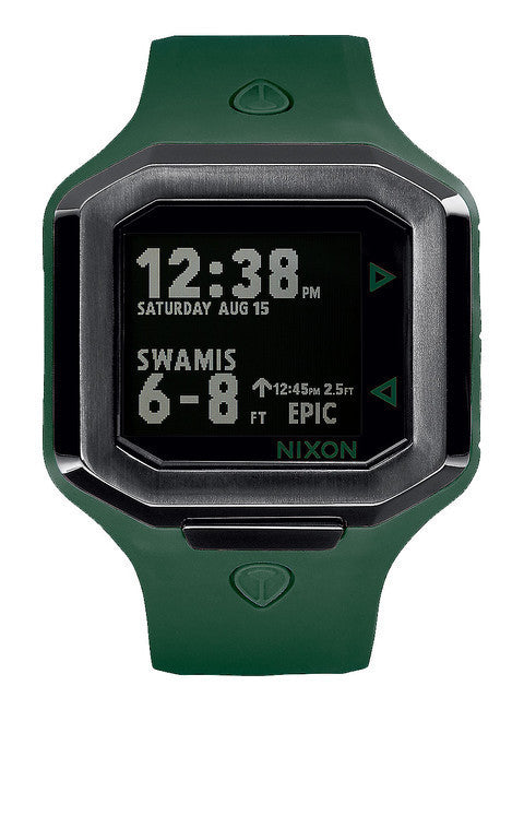 Nixon Ultratide Olive Gunmetal Watch A476209900 – SURF WORLD SURF SHOP
