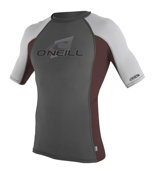 Oneill Skins S/S Graph/ Myers/ Lunar Crew Lycra Rash guard UV Sun Protection Rashguard Sun Protection