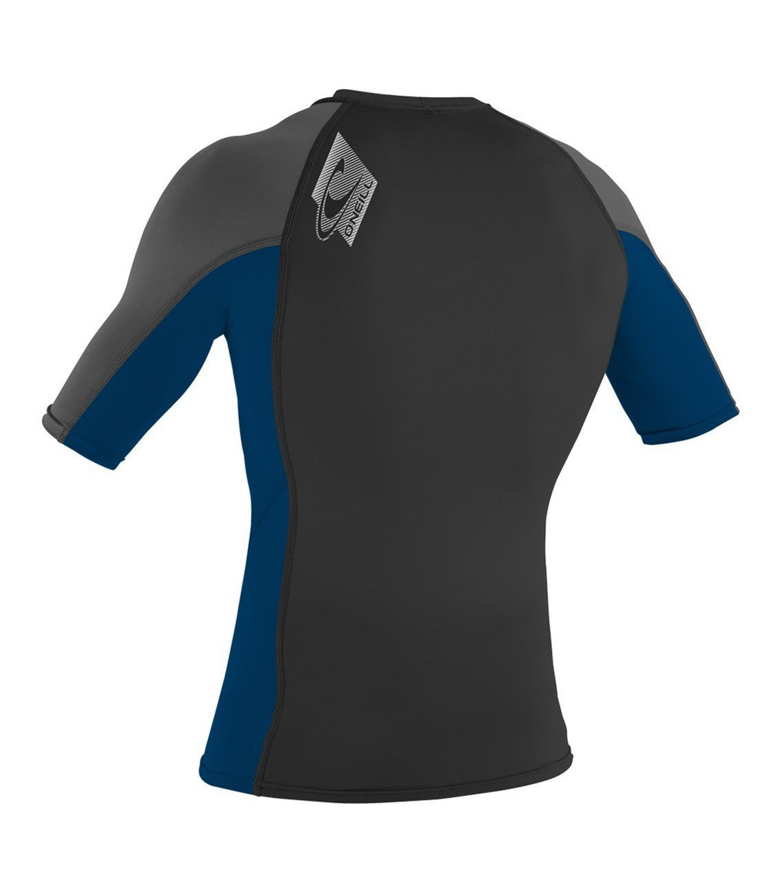 Oneill Skins S/S Blk/ Deep sea/ Graphite Crew Lycra Rash guard UV Sun Protection Rashguard Sun Protection