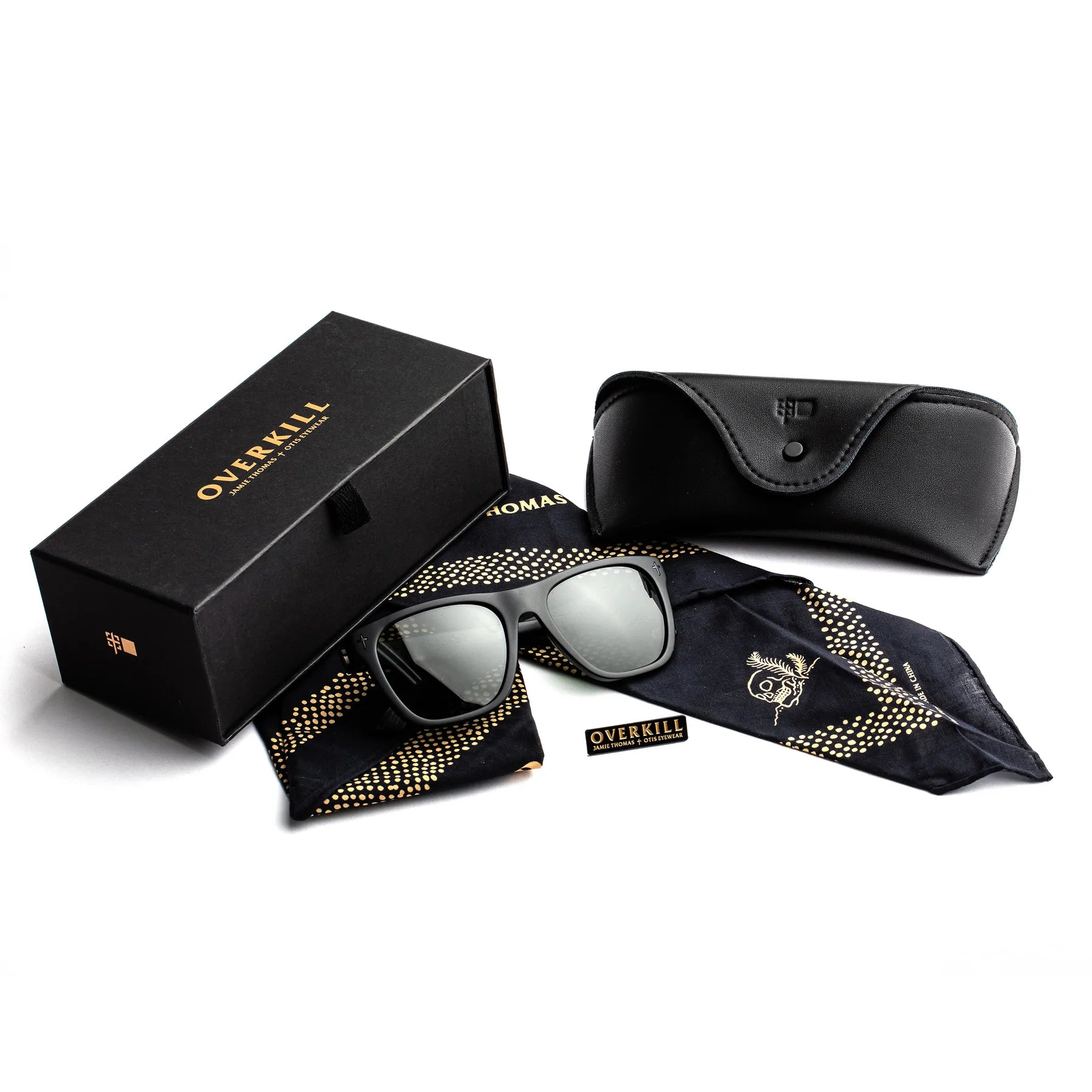 Otis Panorama Overkill Jamie Thomas Polarized Sunglasses Matte Black SURF WORLD SURF SHOP