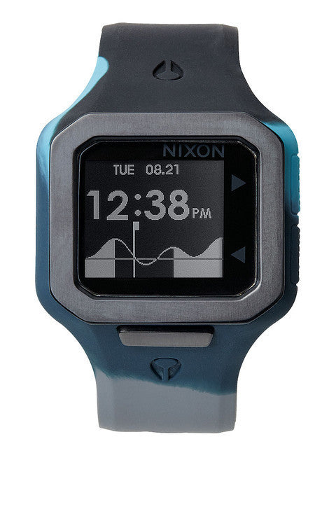 Nixon Supertide Black / Seafoam / Gray Surf Tide Watch Watches