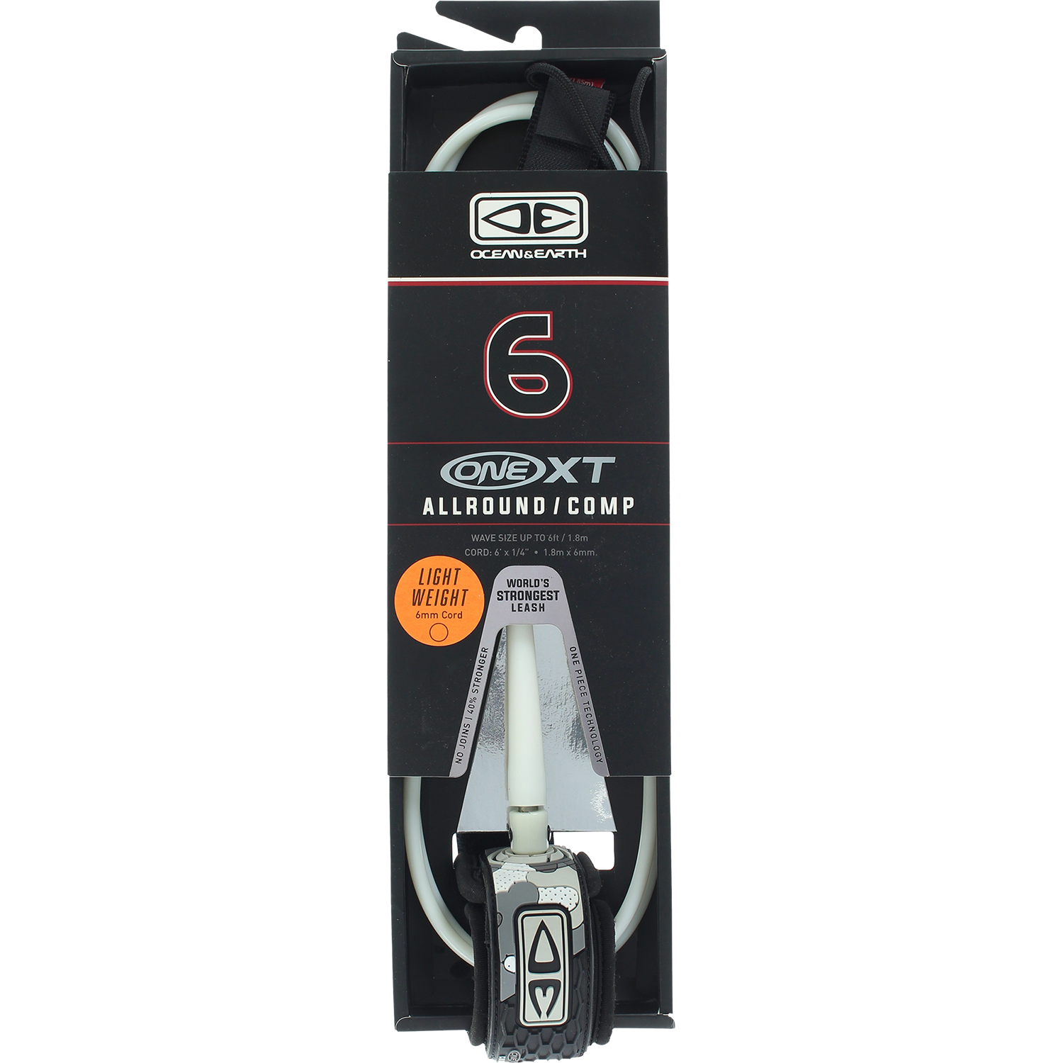 Ocean and Earth All Around Comp 6mm ONE XT Leash surf leash Camo