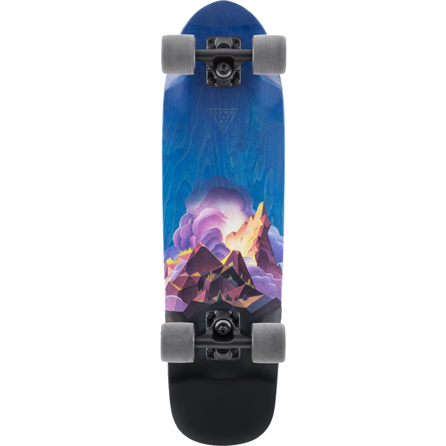 Landyachtz DINGHY CROWN PEAK COMPLETE-8x28.5 BLU/BLK Skateboard Skateboards