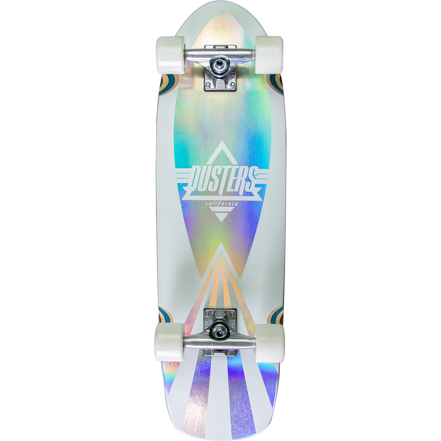 Dusters CAZH COSMIC CRUISER COMPLETE-Skateboard 29.5" Holographic Longboard Complete