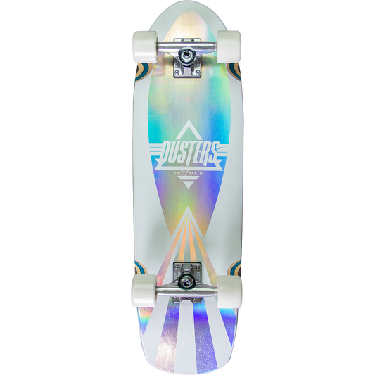 Dusters CAZH COSMIC CRUISER COMPLETE-Skateboard 29.5" Holographic Longboard Complete