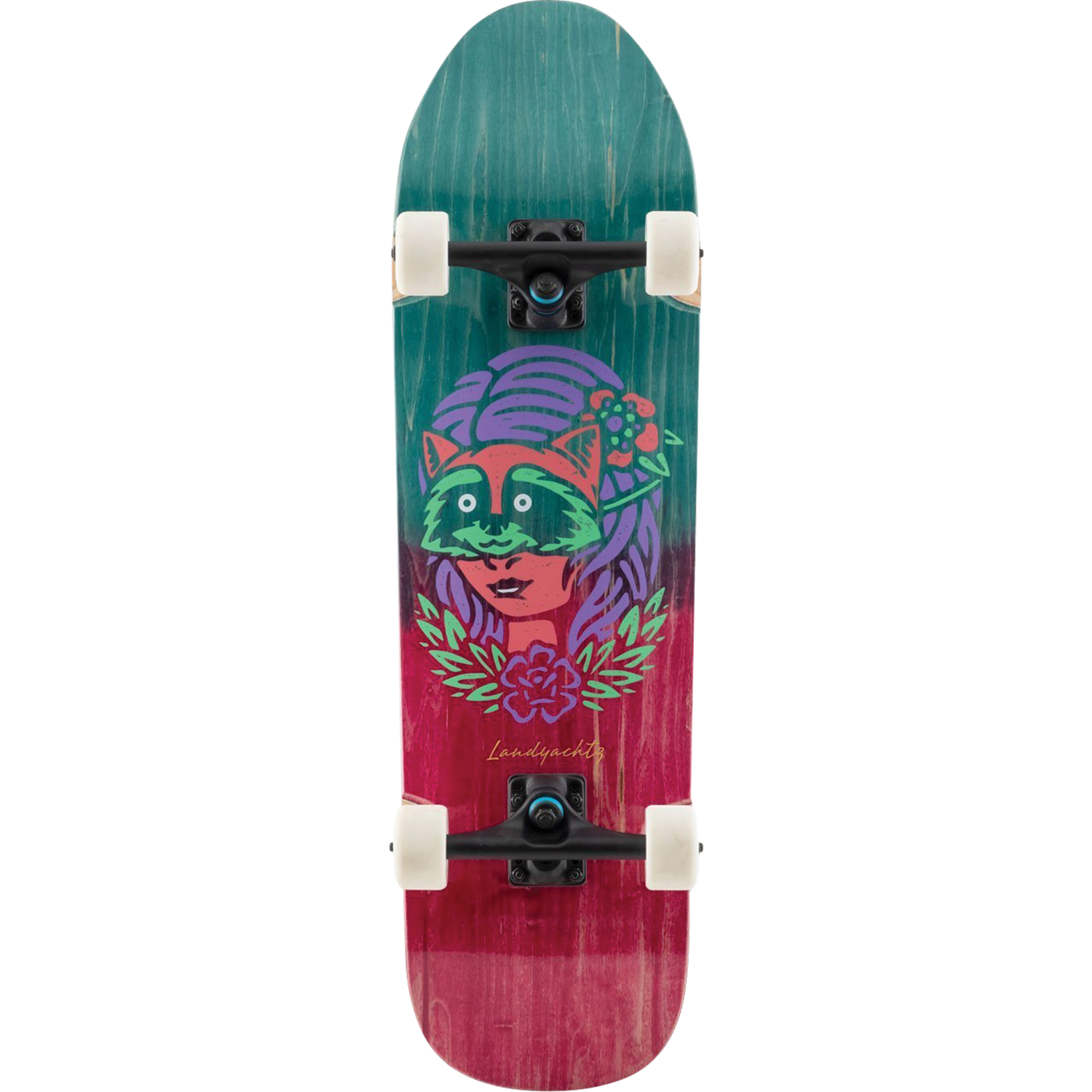 Landyachtz ATV PERFECTO RACCOON COMPLETE-9.02X32 Skateboard Skateboards