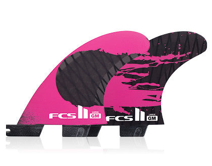 FCS II Gabriel Medina Performance Core Carbon Large Tri Surfboard Fins Fins