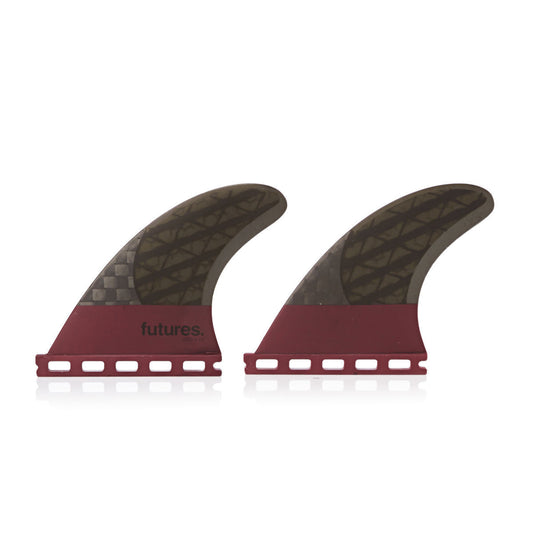 Future Fins QD2 4.15 Blackstix 3.0 Quad Rear Fin Pair Violet 458742147 Fins