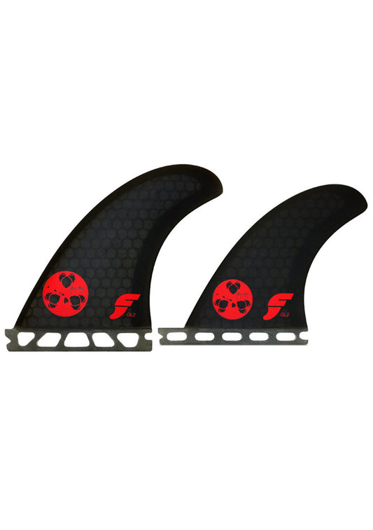 Futures Fins Gerry Lopez Quad Smoke Red Logo Fins 955111040 Longboard / SUP Fins