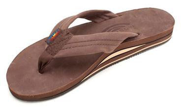 Rainbow Sandals Women's Double Layer Premier Leather with added Arch Support Expresso 302ALTS0EXPRL Womens Footwear