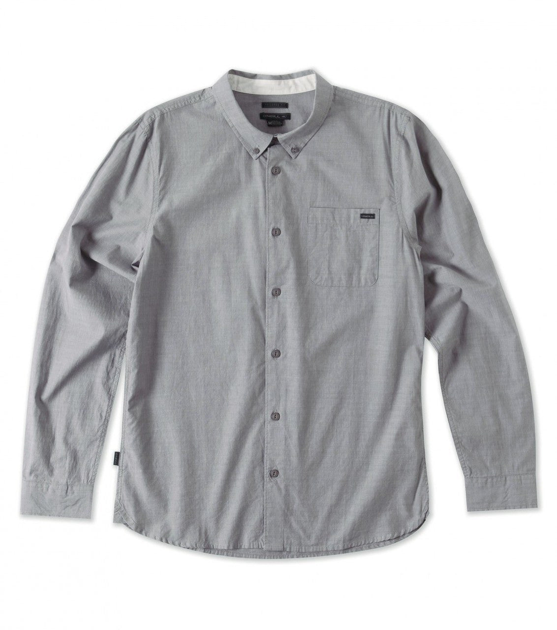 Oneill Interstate LS Charcoal Shirt Mens Woven