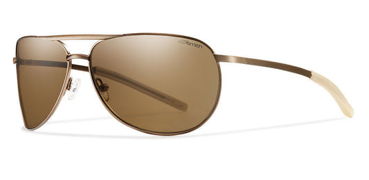 Smith Serpico Slim w/ Carbonic Polarized Lenses Sunglasses Matte Desert Sunglasses