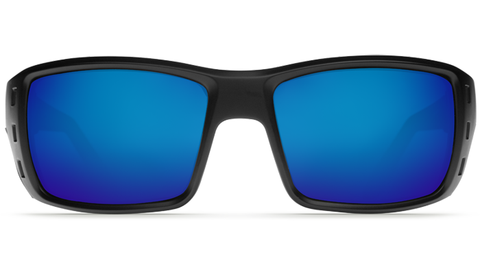 COSTA PERMIT BLACK BLUE MIRROR 580G POLARIZED GLASS SUNGLASSES Sunglasses