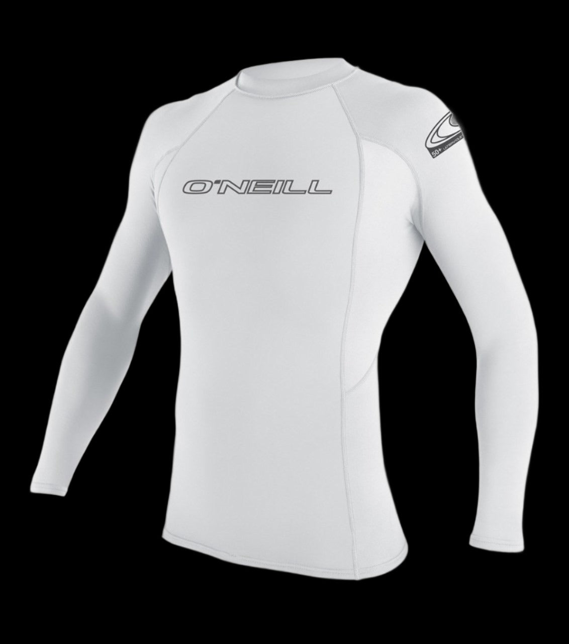 ONEILL BASIC WHITE L/S CREW MEN'S LYCRA 3342 Rashguard