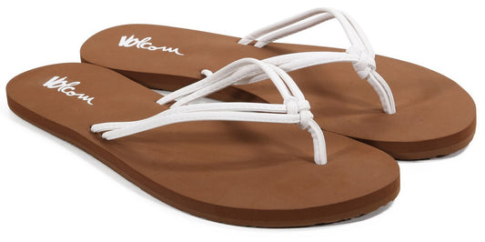 Volcom Forever And Ever Womens Sandals - White Womens Footwear