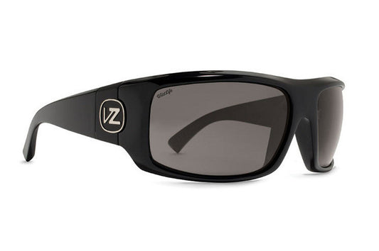 VonZipper Clutch Black Gloss Vintage Grey Polar Wildlife Sunglasses Sunglasses