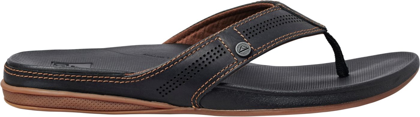 Reef Mens Cushion Bounce Lux Sandal - Black Brown Mens Footwear