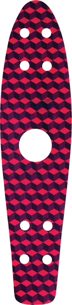 PENNY 22' GRIPTAPE CUBIC PINK 1GPEN22CUBIC1PP skate accessories