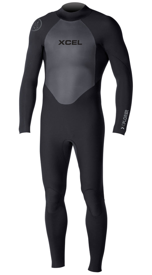 Xcel 3/2 Xplorer OS Fullsuit Black Wetsuits