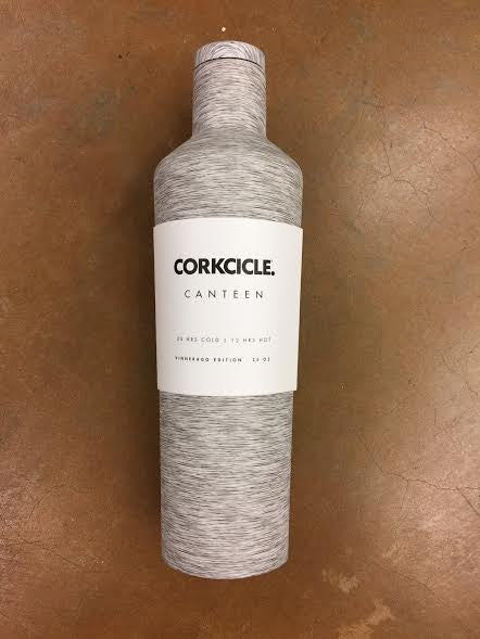 Corkcicle 25oz Heathered Grey Canteen Drink Holder