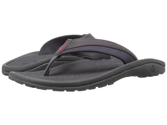 Olukai Men's Ohana Koa Carbon Carbon Sandal Mens Footwear