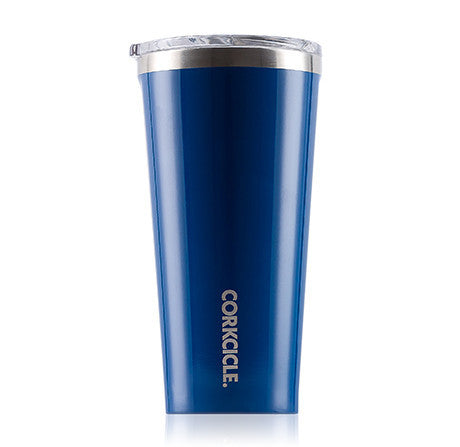 Corkcicle 16oz Tumbler Riviera Blue Cup Drink Holder