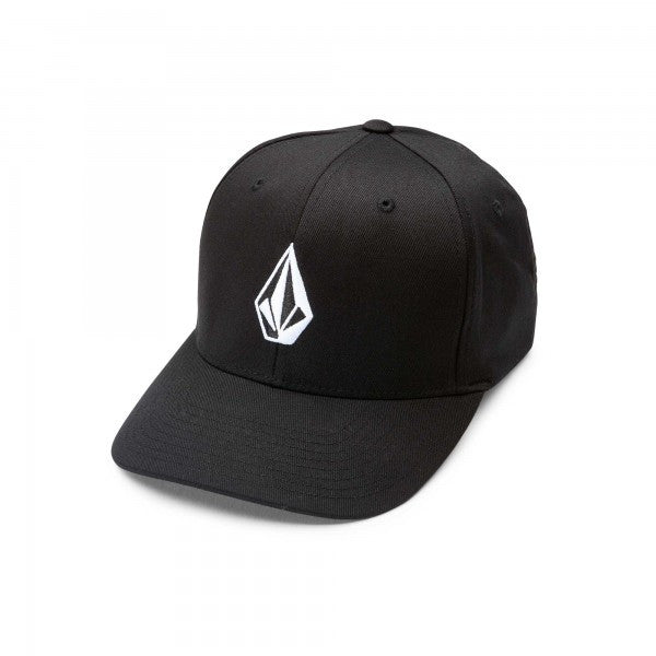 Volcom Full Stone XFit Black Flex Fit Hat - Black - Royal Mens Hat
